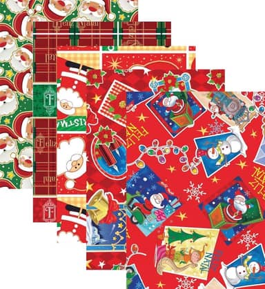 Gala 4483, Saco Metalizado, Natal Sortido, Multicolor, pacote de 50