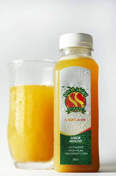 Suco Detox Sabor Saude Abacaxi 300 ml