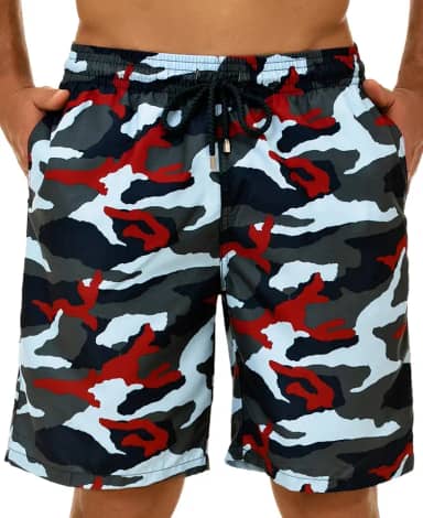 Calção de banho masculino para homens grandes e altos, 22,86 cm