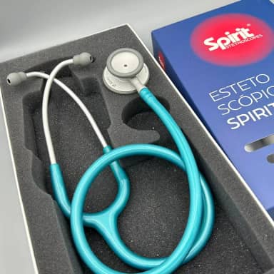 Estetoscópio Spirit MD Pro-Lite Adulto e Infantil Verde Perolizado
