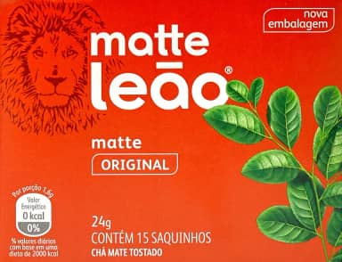 Leão Chá Matte Natural Fuze Com 15 Saquinhos