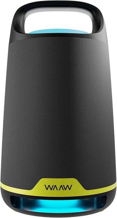 WAAW by ALOK Caixa de Som BOOM 200 Bluetooth, com 3 Alto-Falantes, Até 12h de Autonomia, Tecnologia TWS, 80W RMS