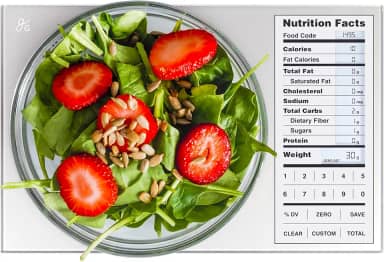 Greater Goods Balança de alimentos com calculadora nutricional, balança de calorias não conectada para preparação de refeições, perda de peso, 2000 códigos de alimentos pré-carregados, balança de