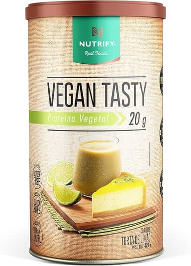 Nutrify - Proteína Vegatal Vegan Tasty - 420g - Torta de limão