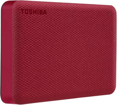 HD Externo Portátil Toshiba 4TB Canvio Advance USB 3.0 Vermelho - HDTCA40XR3CA