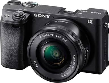 Sony Câmera Mirrorless Alpha A6400: Câmera Digital Compact Aps-C Intercambiáveis Com Foco Automático De Olhos Em Tempo Real, Vídeo 4K, Tela Flip & 16-50Mm Lente E Câmeras Compatíveis Com Montagem