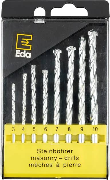 EDA Brocas Em Jogo Com 8 Peças Milímetros Eda