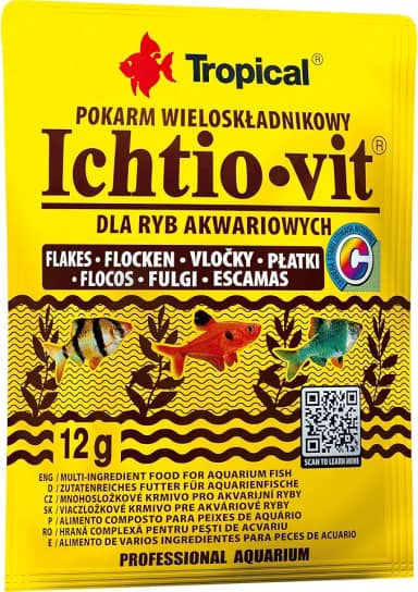 Tropical Ração Para Peixes Ichtio-Vit 12G Tropical