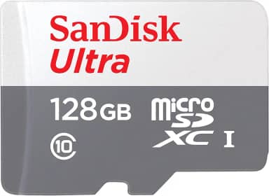 Cartão de memória microSD SanDisk, 128 GB, classe 10