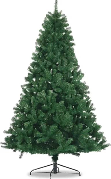 Árvore De Natal Grande 1,80m 650 a 850 Galhos Cheios Pinheiro Verde, Luxo E Elegante Para Decoração De Natal, Eventos, Festas Natalinas Com Base De Ferro Firme e Resistente - Linha Premium