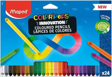 Lápis de Cor Color Peps Infinity, 24 Cores