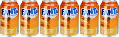Pack de Fanta Laranja Zero lata 350ml 6 unidades