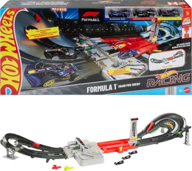 Hot Wheels Racing Pista de Brinquedo Grande Prêmio para crianças a partir de 5 anos