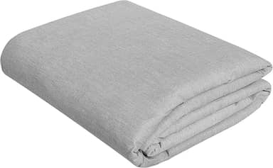 Metaltec Forro Capa Manta Protetora Térmico De Tábua De Passar Roupa Pequeno Pluma Metalizado medidas 103x42 cm - 100% Algodão Cinza