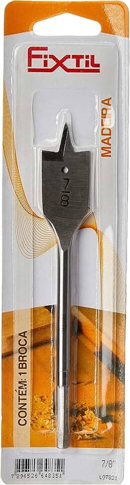 Fixtil BCH/05 Broca Chata para Madeira, 7/8"
