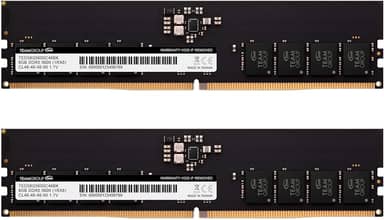 TEAMGROUP Kit Elite DDR5 16GB (2x8GB) 5600Mhz PC5-44800 CL46 Non-ECC Unbuffered UDIMM 288 pinos PC Desktop Memory Module Ram suporta Intel e AMD TED516G5600C46DC01