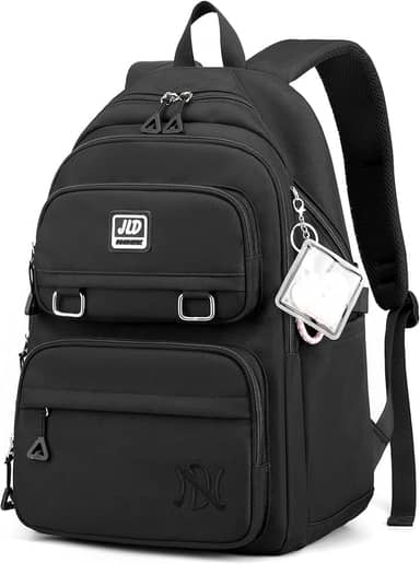 Mochila feminina bolsa escolar impermeável bolsa notebook 15,6 polegadas mochilas casual grande nylon