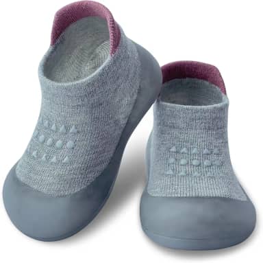Sapatos de bebê para meninos e meninas primeira caminhada, antiderrapante, sola macia, tênis para bebês e meninas