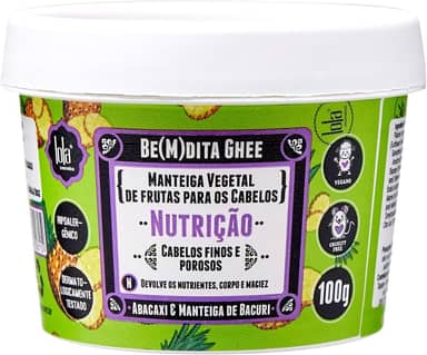 Bemdita Ghee Nutrição Abacaxi 100g , Lola Cosmetics