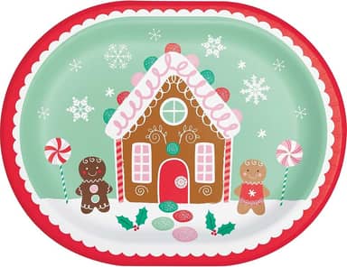 Travessas ovais Holiday Sweets, 8 unidades