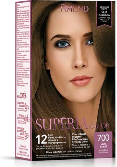 Kit Tonalizante Amend Supéria Color 700 Louro Natural