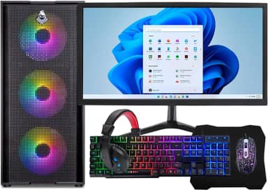 PC Gamer Completo Intel Core I7 3.4GHz 16GB DDR3 SSD 480GB Monitor 19" Kit Gamer - Escolha a placa de vídeo Na falta da Rx 550, será enviado a GTX 750 de 4gb, que é 15% superior a RX 550