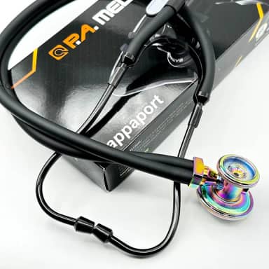 Estetoscópio Rappaport Linha Black P.A MED Black Rainbow
