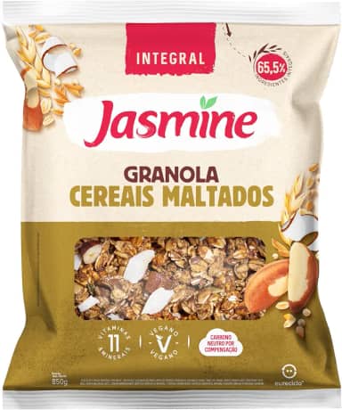 Jasmine Granola Cereais Maltados Integral 850g