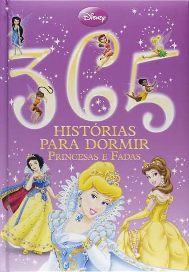 Disney - 365 Histórias para dormir - Luxo - Contos Princesas - (Capa almofadada)