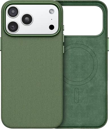 Capa para iPhone 17 Pro Max TechWoven 2025, capa para iPhone 17 Pro Max (compatível com MagSafe) à prova de choque antiderrapante TechWoven premium tecido tecido para 17 ProMax 6,9