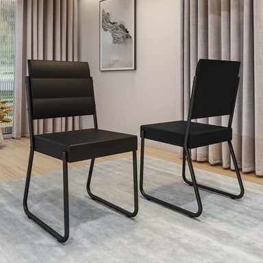 Conjunto 2 Cadeiras 1736 Carraro (Preta)
