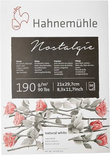 Desenho Nostalgie 190 g/m², A4, 50 fls