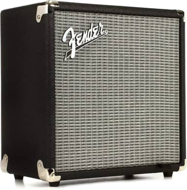 Fender Rumble Amplificador de baixo 15 V3 para baixo, 15 Watts, com garantia de 2 anos, alto-falante de 15 polegadas, com circuito overdrive e interruptor de contorno médio