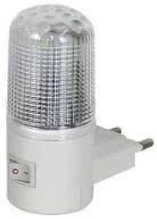 Mini Abajur De Tomada Luz Noturna 4 Leds Bivolt Quarto Bebê