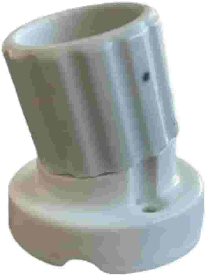 Soquete para Churrasqueira Porcelana com Inclinação do foco da luz