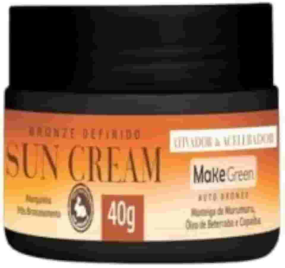 Acelerador e Ativador de Marquinha Bronze Bronzeador Turbo Sun Cream MakeGreen - 40Grs