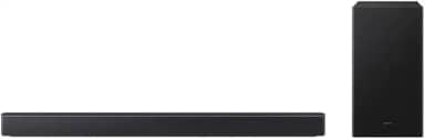 Soundbar Samsung HW-B450F, com 2.1 canais, 300W, Bluetooth, Subwoofer sem fio e Dolby Audio