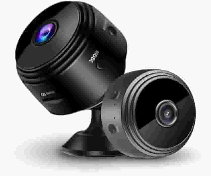 Mini Câmera A9 Wi-Fi, Full HD 1080p, Monitoramento Residencial e Comercial, Ângulo 150°, Preta, Compatível com iOS e Android,Câmera Espiã Preta (1)