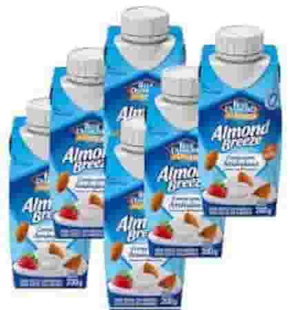 Creme de Leite de Amêndoas Almond Breeze - 6unidades de 200g cada
