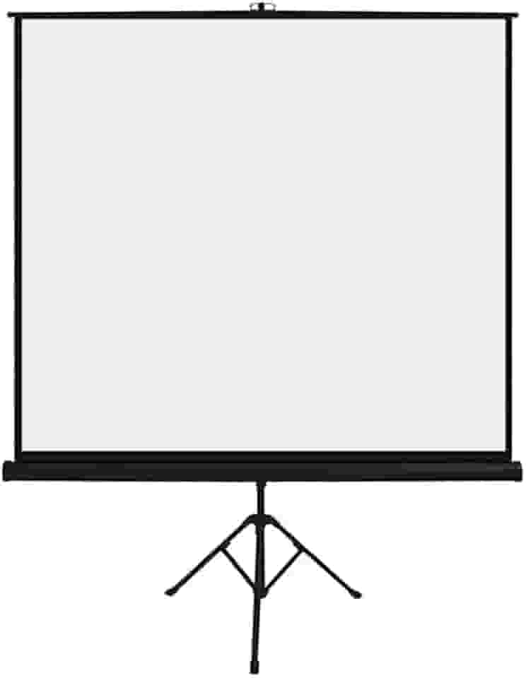 Tela De Projeção C/Tripé 1,80X1,80M 97 Polegadas Retrátil - Multilaser, AC354, Branco