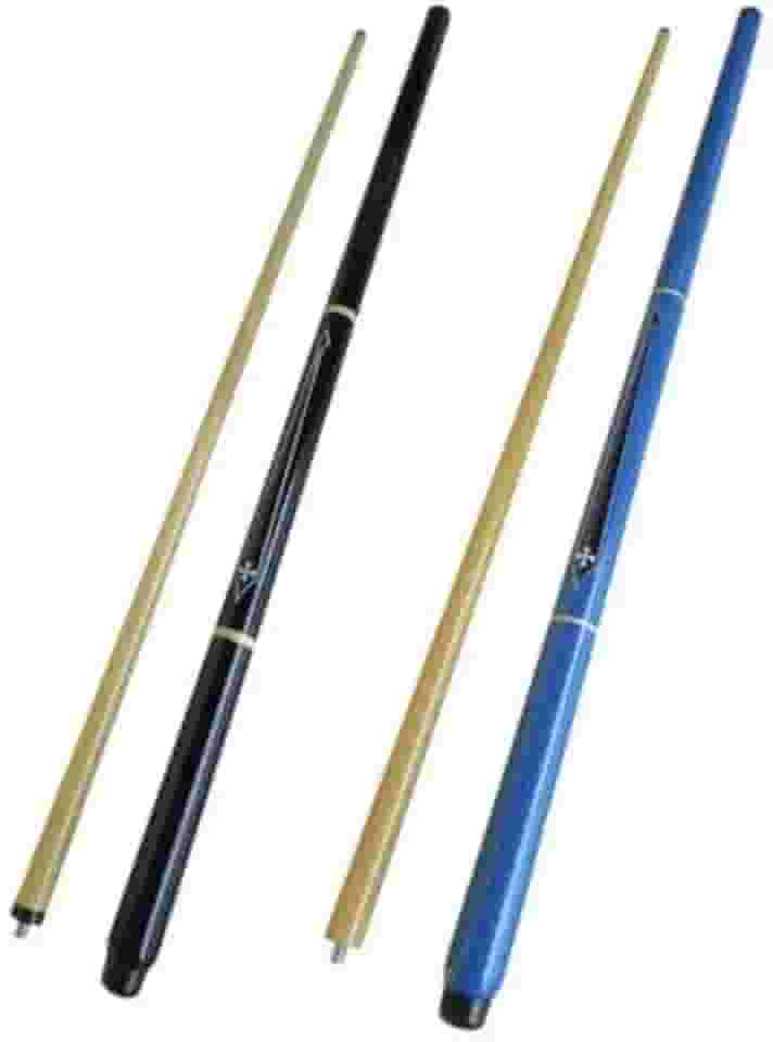 Kit Com 2 Tacos Sinuca Bilhar Profissional Cruz Preto/branco