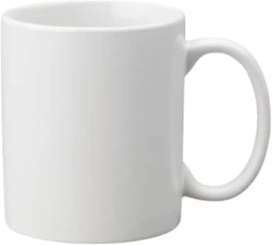 Caneca Branca Lisa para Sublimação, Cerâmica, Uso Doméstico
