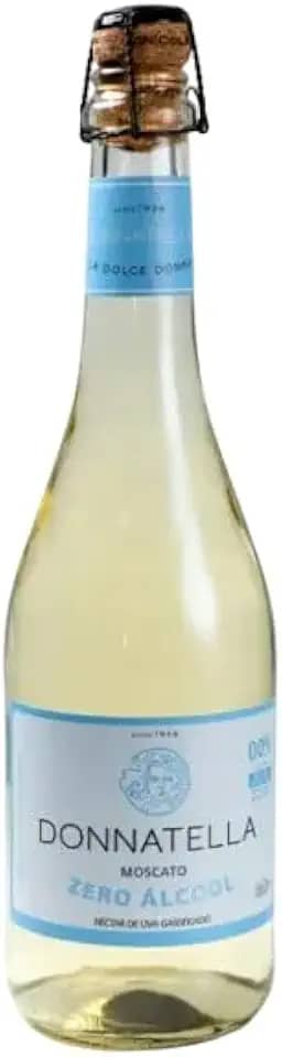 Vinho Moscato Donnatella Zero Álcool, Vinho Sem Álcool, Bebida Não Alcoólica