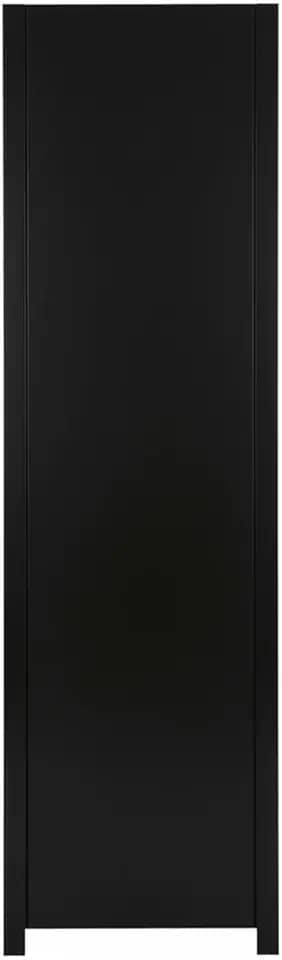 Biombo Liso Sanfonado Com Dobradiça Fechado Pintado Divisor De Ambiente Preto ou Branco Jt Home (PRETO, 1 FOLHA DE BIOMBO)