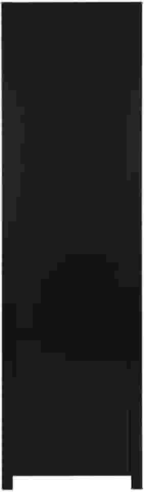 Biombo Liso Sanfonado Com Dobradiça Fechado Pintado Divisor De Ambiente Preto ou Branco Jt Home (PRETO, 1 FOLHA DE BIOMBO)