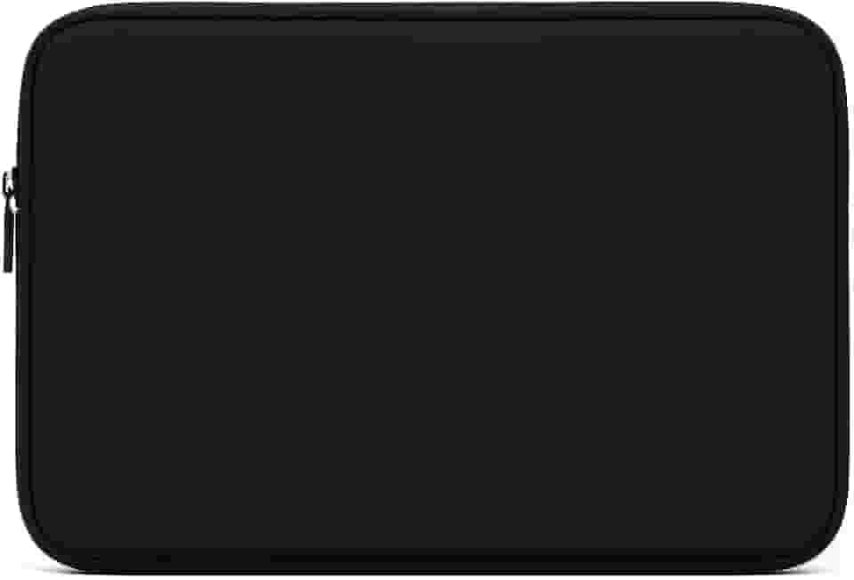 Capa para Notebook 15,6 Polegadas com Revestimento em Espuma - Compatível com Dell, HP, Lenovo, Acer e Samsung - Premium Ajustável (Preto)