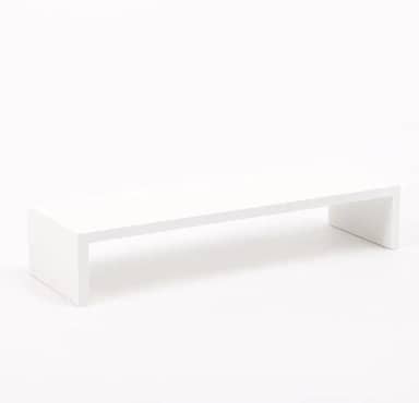 Suporte Monitor Simples para Escritório e Desktop MDF - 50x20x10 Branco