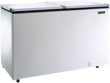 Freezer Horizontal Esmaltec 468 Litros ECH500 - Porta Cega, Dupla Ação, Branco, 110V
