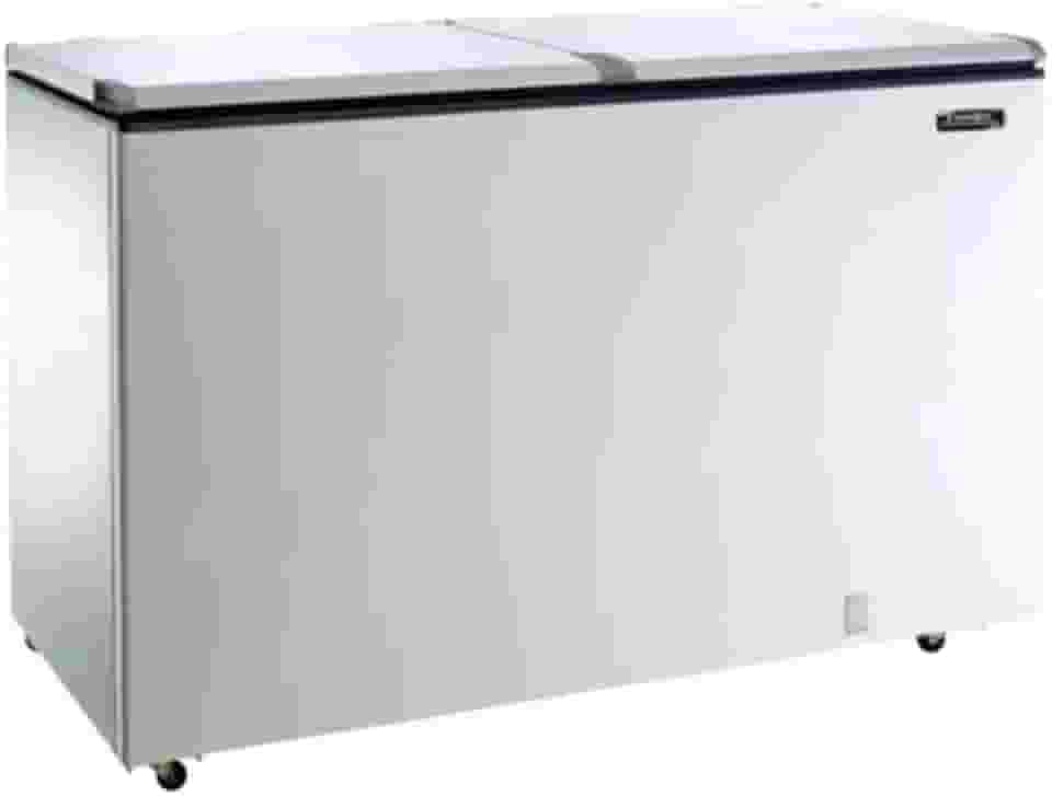 Freezer Horizontal Esmaltec 468 Litros ECH500 - Porta Cega, Dupla Ação, Branco, 110V