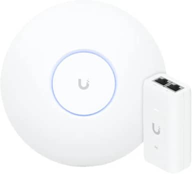 Roteador Wifi 6 U6+ Ubiquiti 3.0 Gbps Com Fonte PoE 48V 15W | Access Point + Injetor PoE
